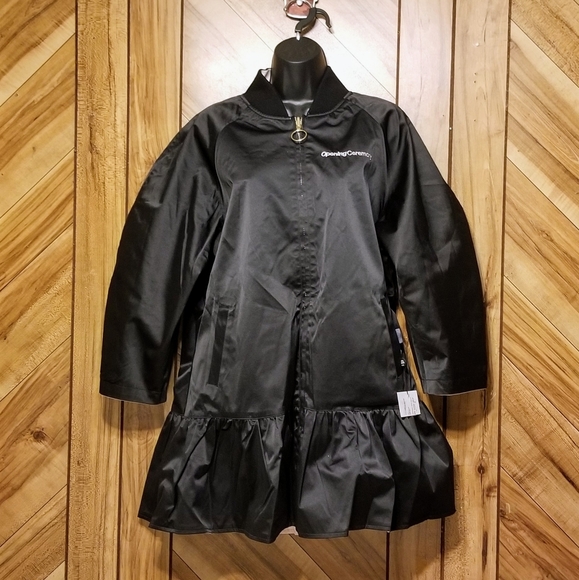 OPENING CEREMONY Reversible Peplum Bomber Jacket - Picture 2 of 14